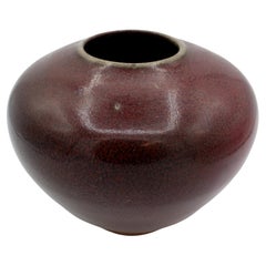 Vintage 1997 Jugtown Ware pottery Vase by Vernon Owens