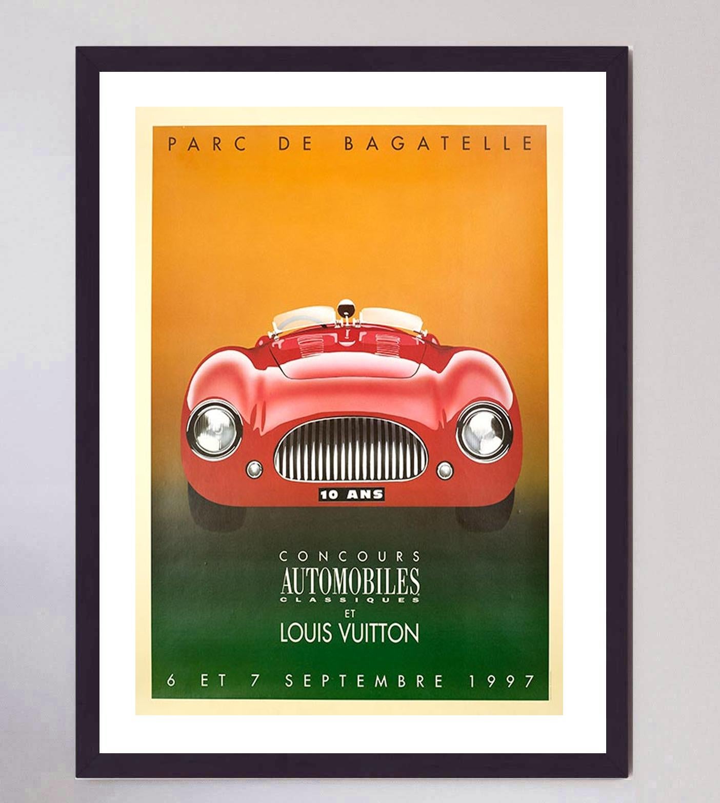 French 1997 Louis Vuitton Bagatelle - Razzia Original Vintage Poster For Sale