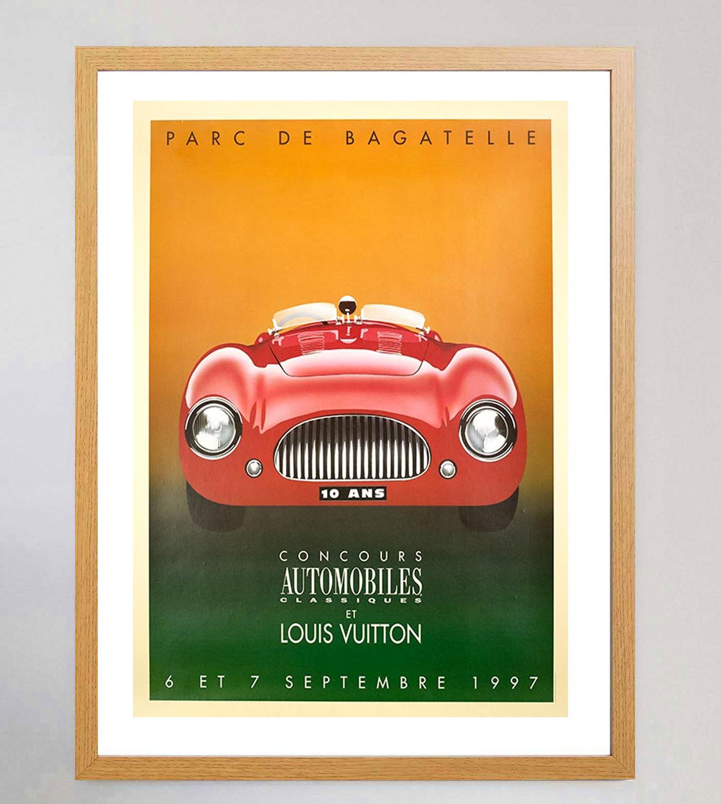 Late 20th Century 1997 Louis Vuitton Bagatelle - Razzia Original Vintage Poster For Sale