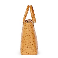 1997 Louis Vuitton Tan Ostrich Leather Vintage Lancelot