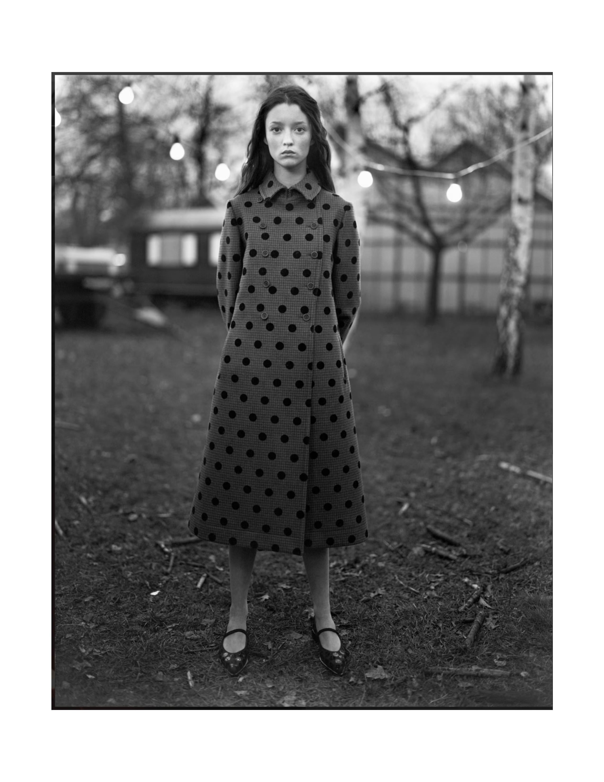 1997 MIU MIU maxi cappotto in lana nera RUNWAY in vendita 11