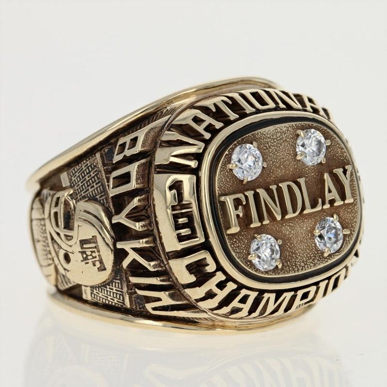 1997 NAIA Football Championship Ring, 10k Gold Demetrice ...