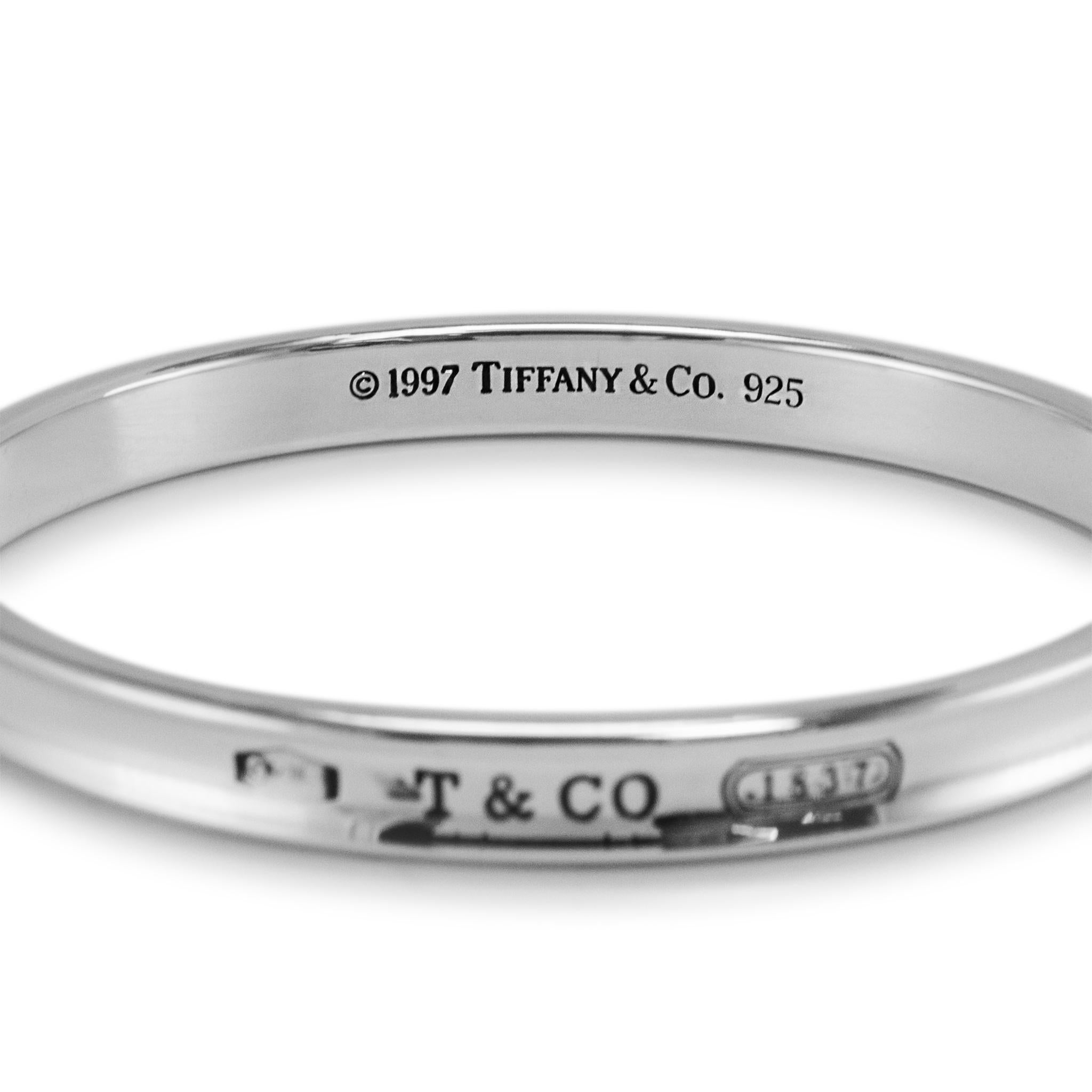 1997 Tiffany & Co. 1837 Bracciale in argento 925 ritirato in vendita 3