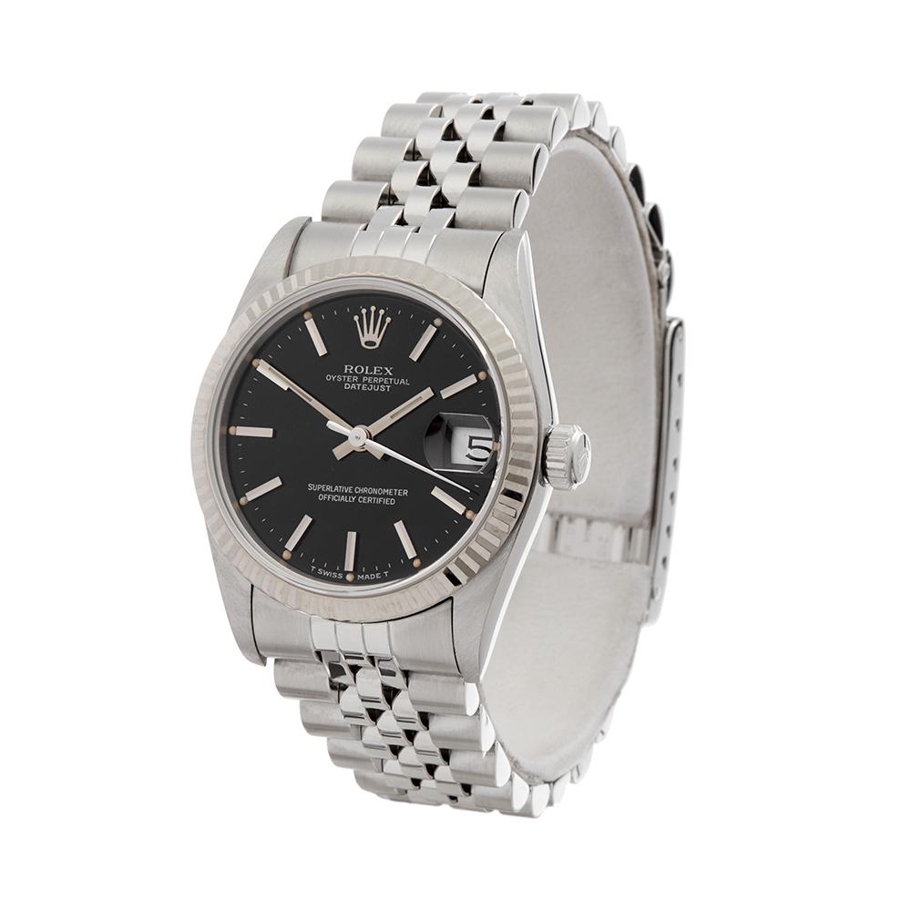 1997 Rolex Datejust Steel and White Gold 68274 Wristwatch 1