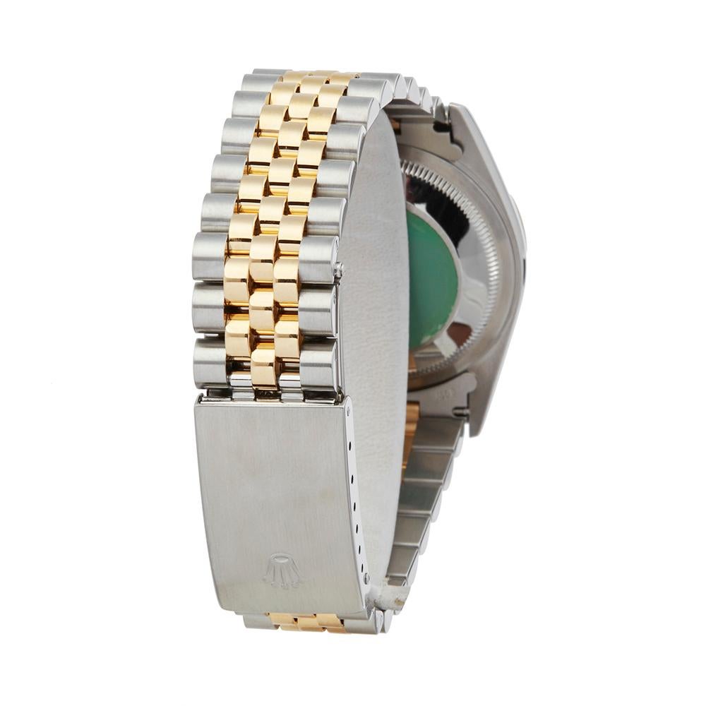1997 Rolex Datejust Steel & Yellow Gold 16233 Wristwatch In Excellent Condition In Bishops Stortford, Hertfordshire