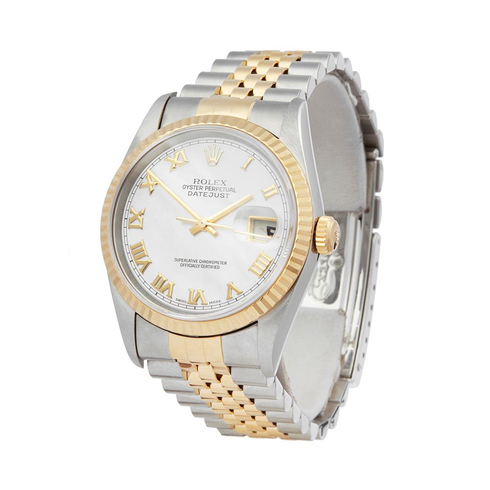 1997 Rolex Datejust Steel & Yellow Gold 16233 Wristwatch 1