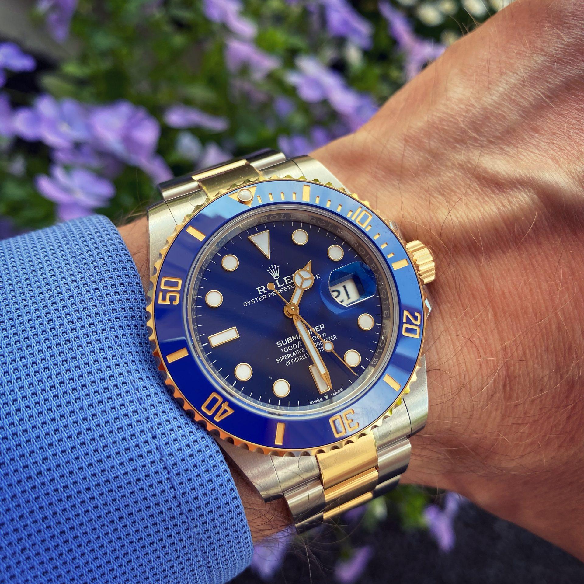 1997 Rolex Submariner Date 16613 – Two-Tone Blue “Bluesy” For Sale 1