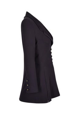 1997 Spring Collection Chanel Boutique Blazer With Scoop Lapel