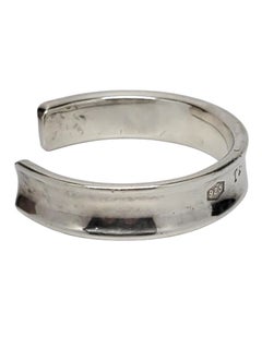 1997 Tiffany & Co. 1837 Sterling Silver Open Cuff Bracelet #24226