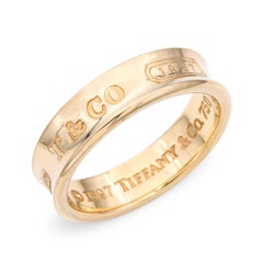 1997 Tiffany & Co 18k Yellow Gold Wedding Band