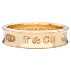 1997 Tiffany & Co 18k Yellow Gold Wedding Band