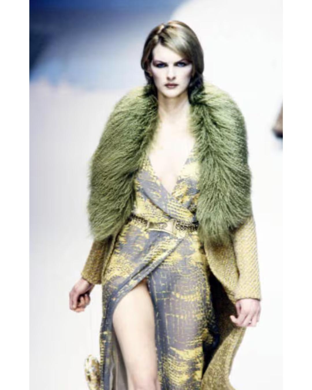 1997 Valentino Vestito Devore in velluto e pizzo marrone e lilla in vendita 4