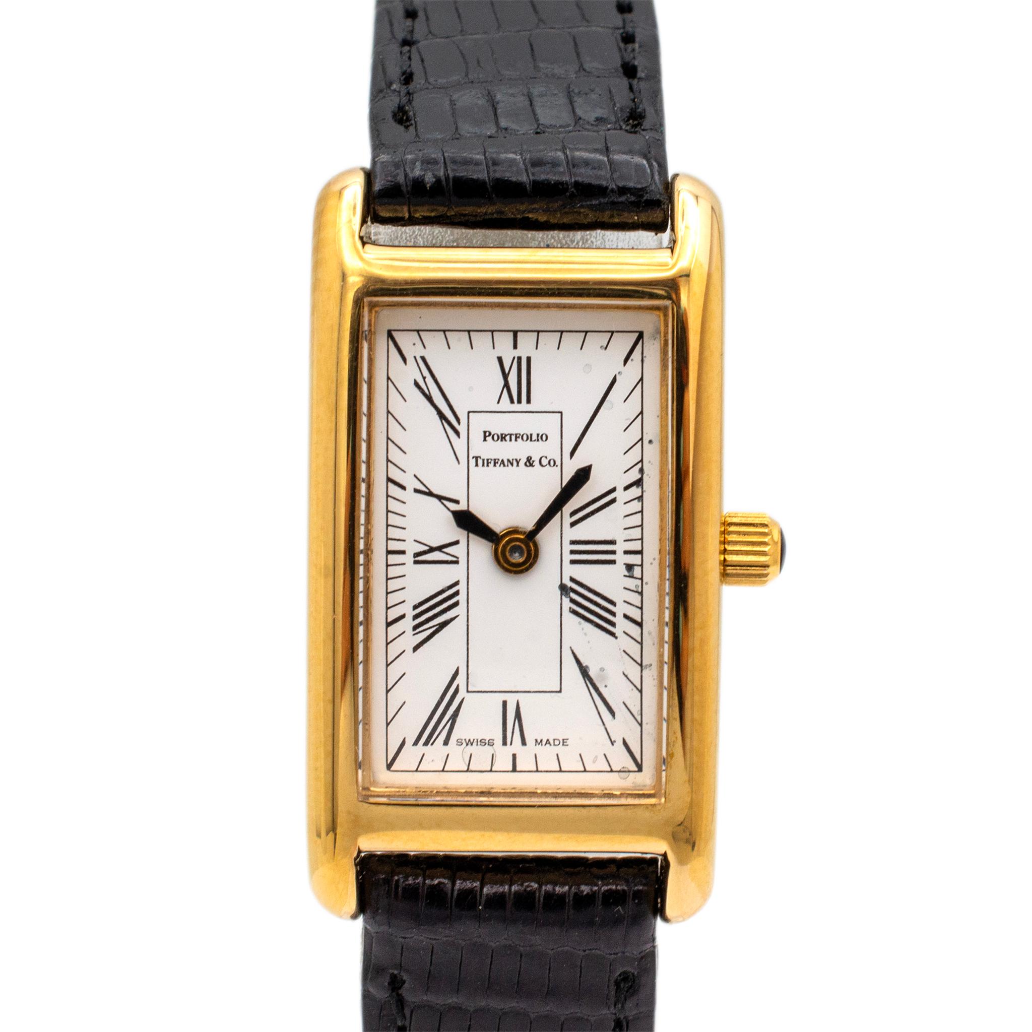 tiffany portfolio watch