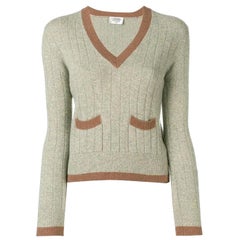 1997's Chanel Cashmere V Neck Jumper