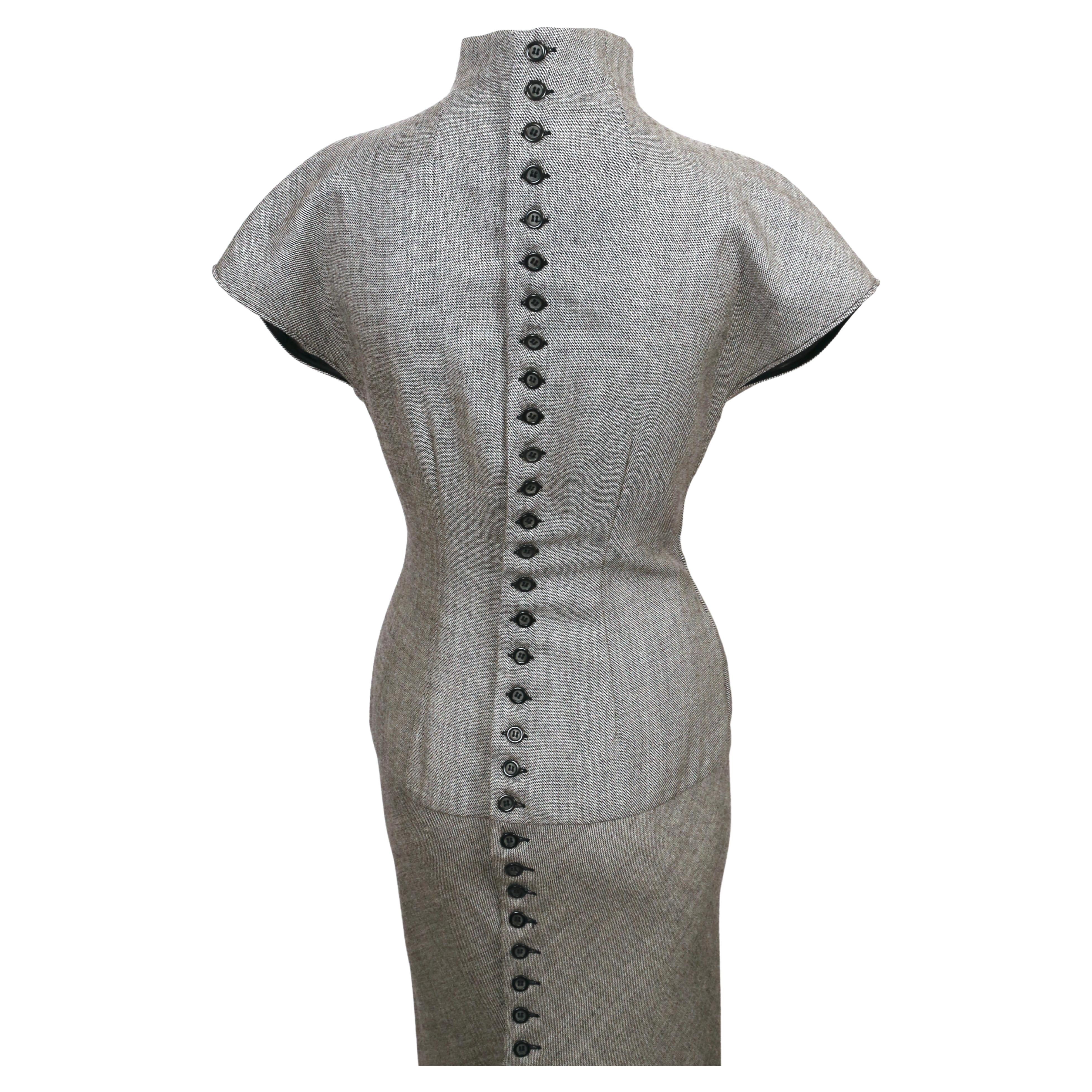 1998 ALEXANDER MCQUEEN 'Joan of Arc' RUNWAY dress 3