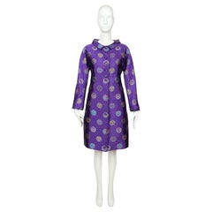 1998 ATELIER VERSACE haute couture silk RUNWAY coat