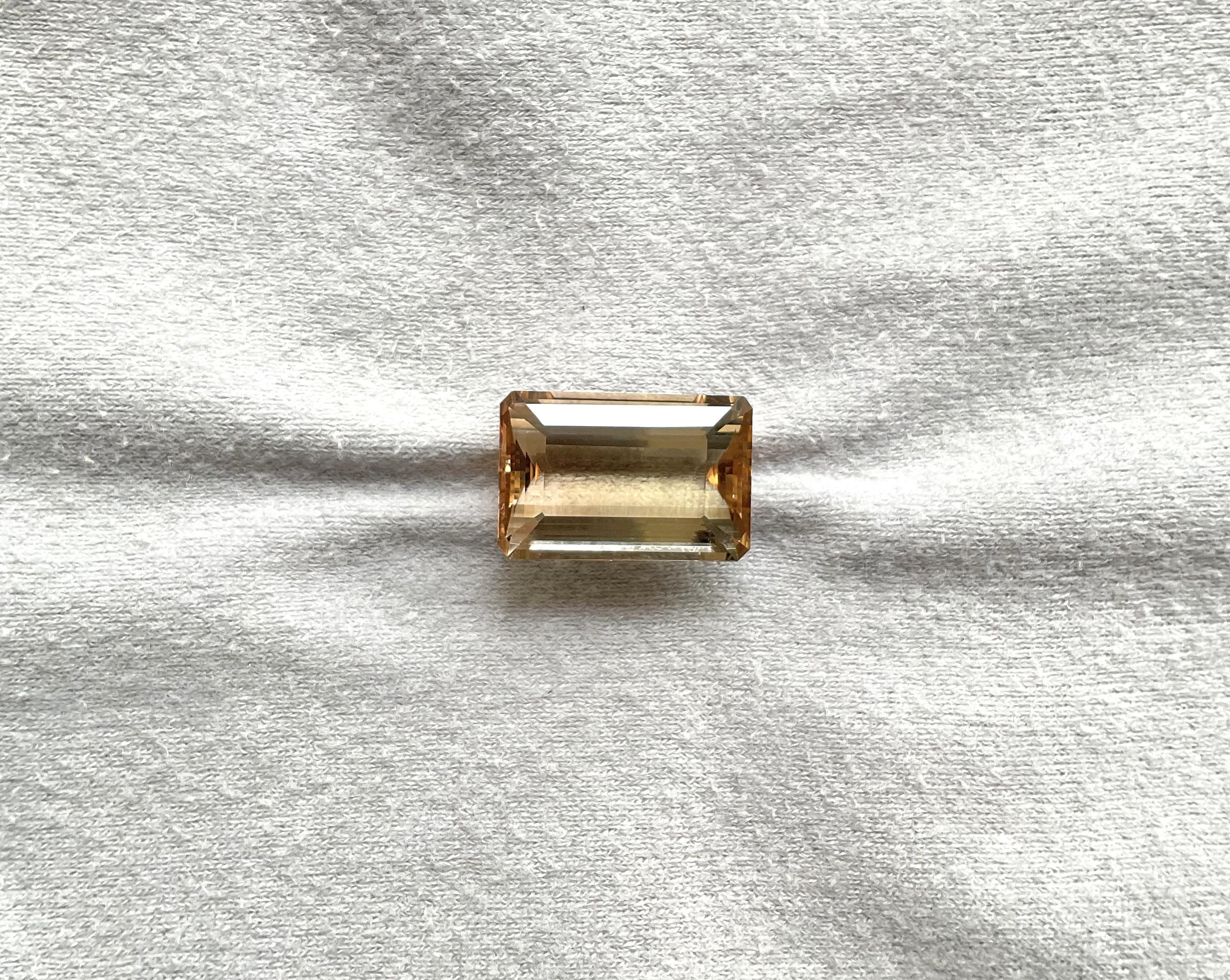 19.98 Carats Peach Tourmaline Octagon Faceted Top Quality Cut stone Natural Gem

Pierre précieuse - Tourmaline
Poids - 19,98 carats
Taille -  20.14x13.28x8.50 mm
Forme - Pierre taillée en octogone