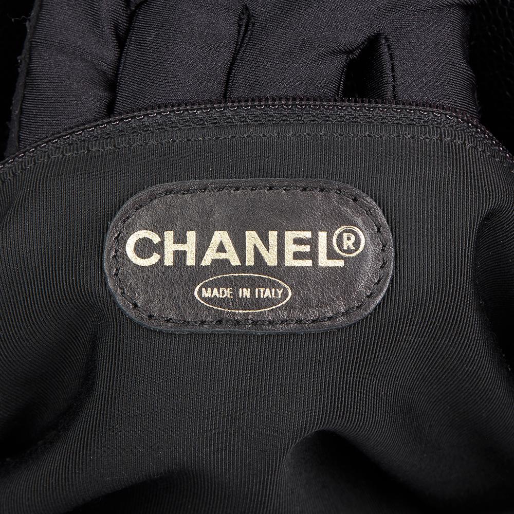 1998 Chanel Black Caviar Leather Vintage Classic Shoulder Bag 1