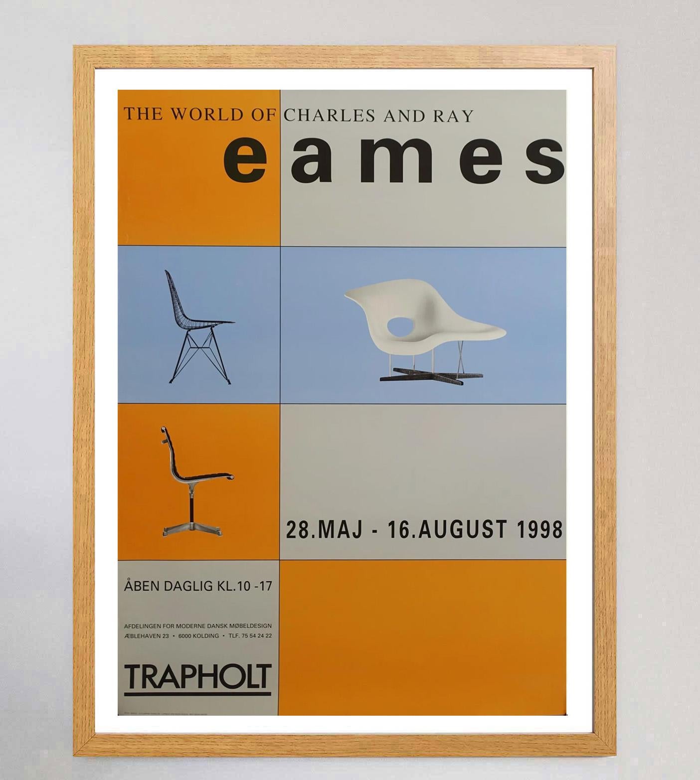 Danese 1998 Charles and Ray Eames - Trapholt Poster originale d'epoca in vendita
