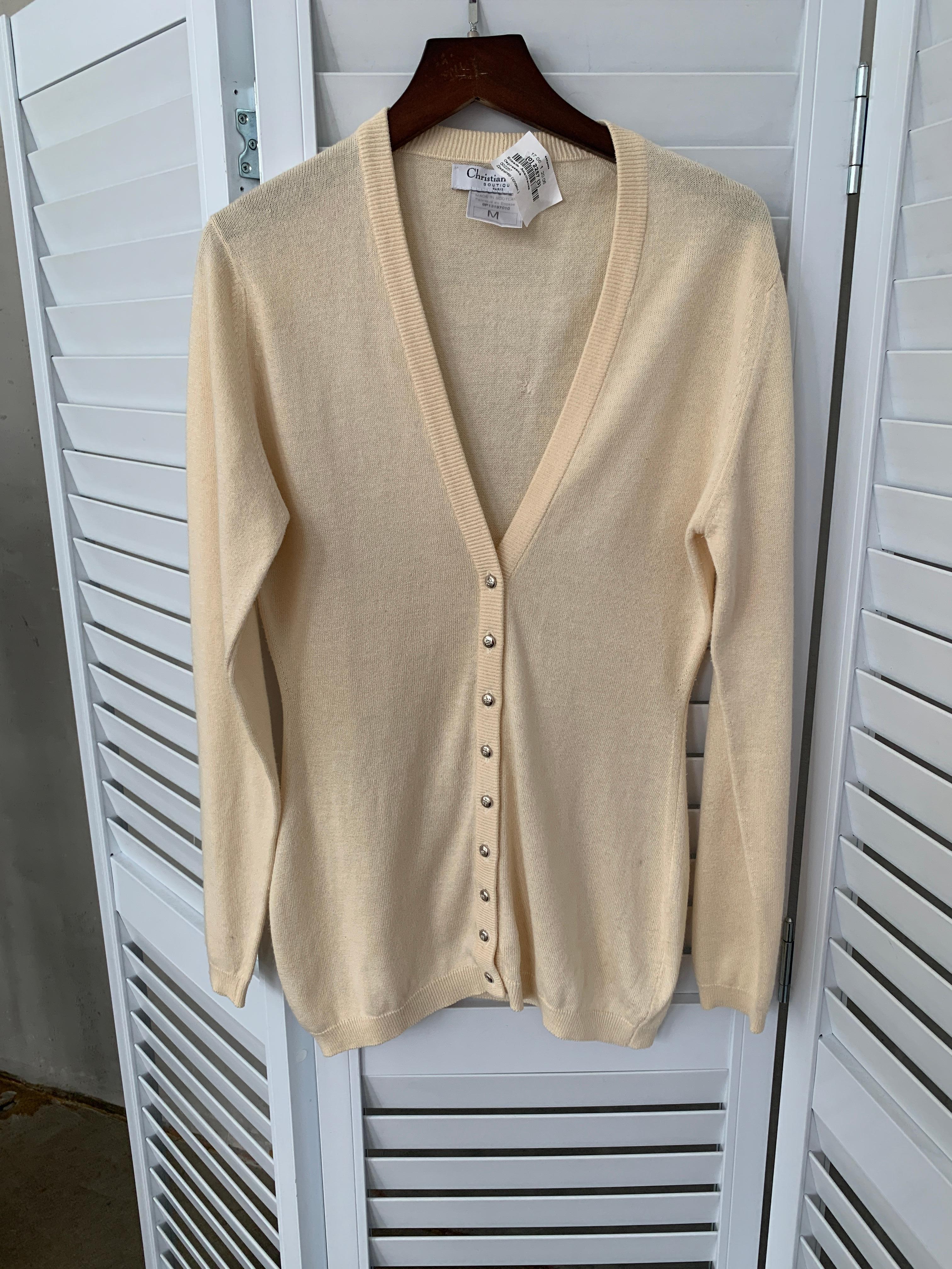 1998 Christian Dior & & John Galliano S/S 1998 Knitwear Cardigan For Sale 7