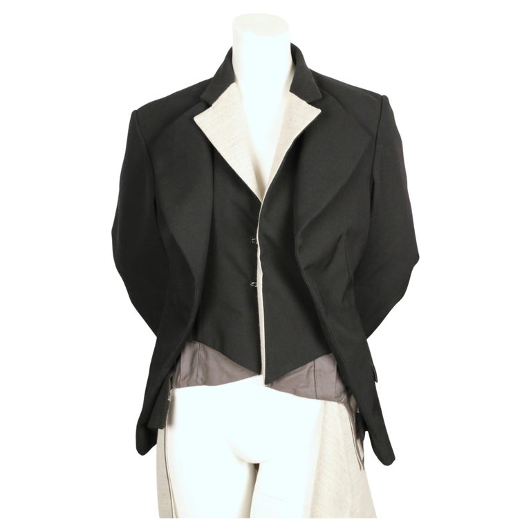 1998 COMME DES GARCONS 'FUSION' layered jacket and runway skirt