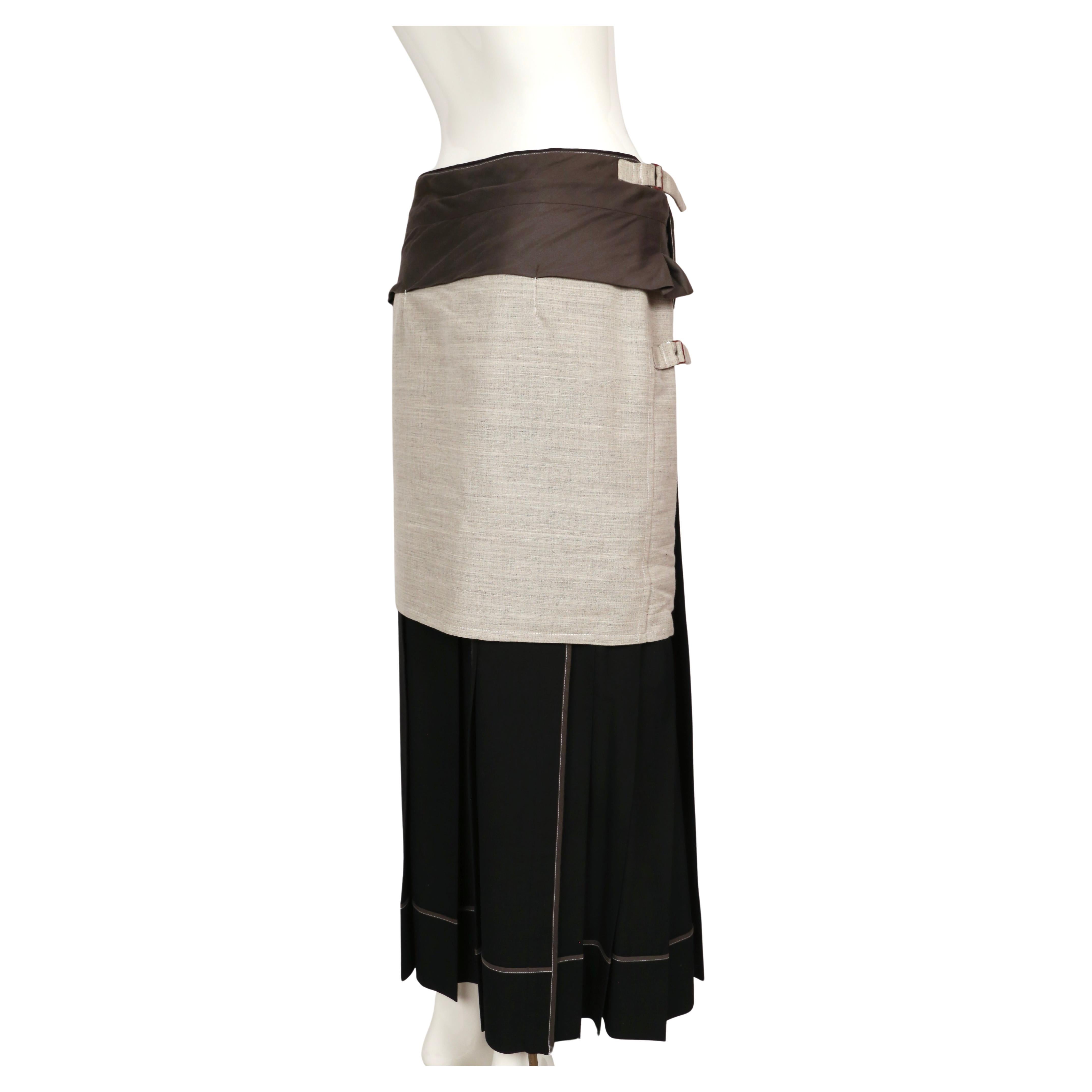 1998 falda COMME DES GARCONS 'FUSION' a capas RUNWAY en venta 1