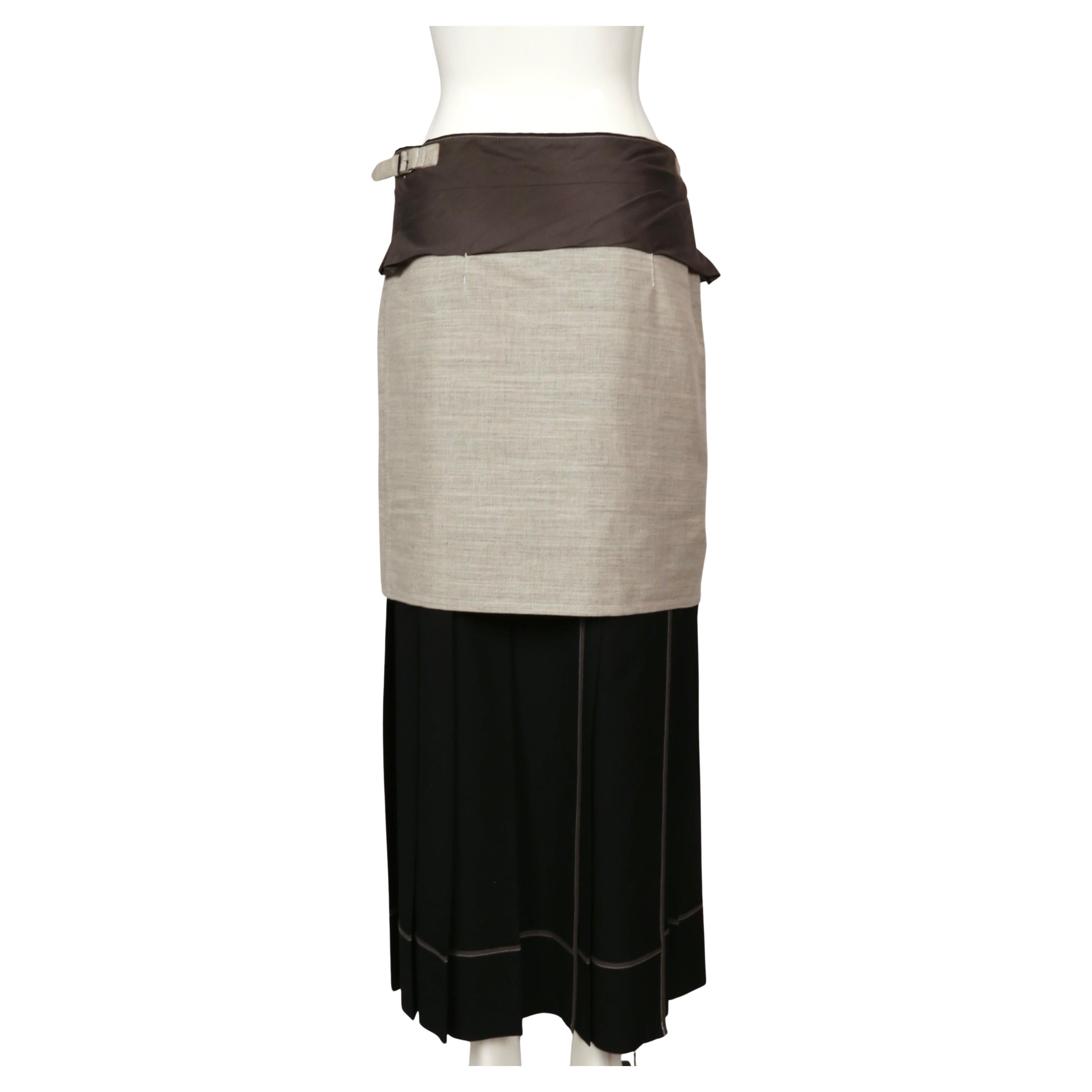 1998 falda COMME DES GARCONS 'FUSION' a capas RUNWAY en venta 2