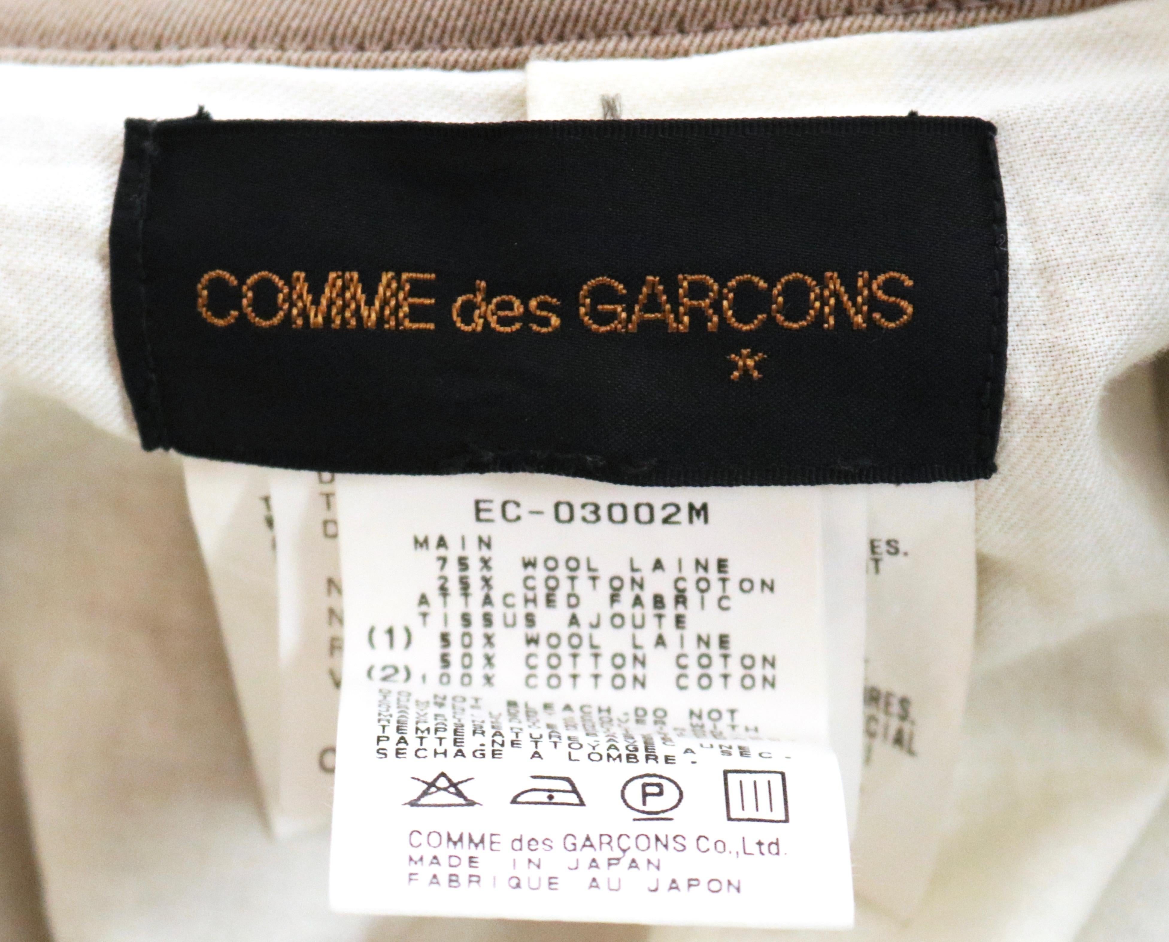 1998 COMME DES GARCONS layered asymmetrical trench coat 3