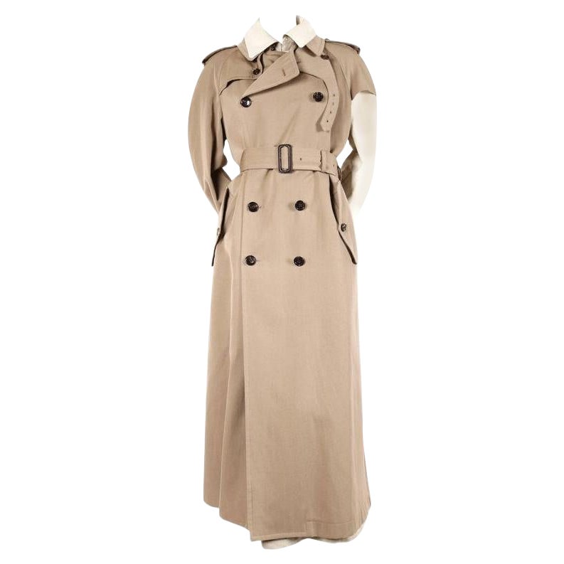 1998 COMME DES GARCONS layered asymmetrical trench coat