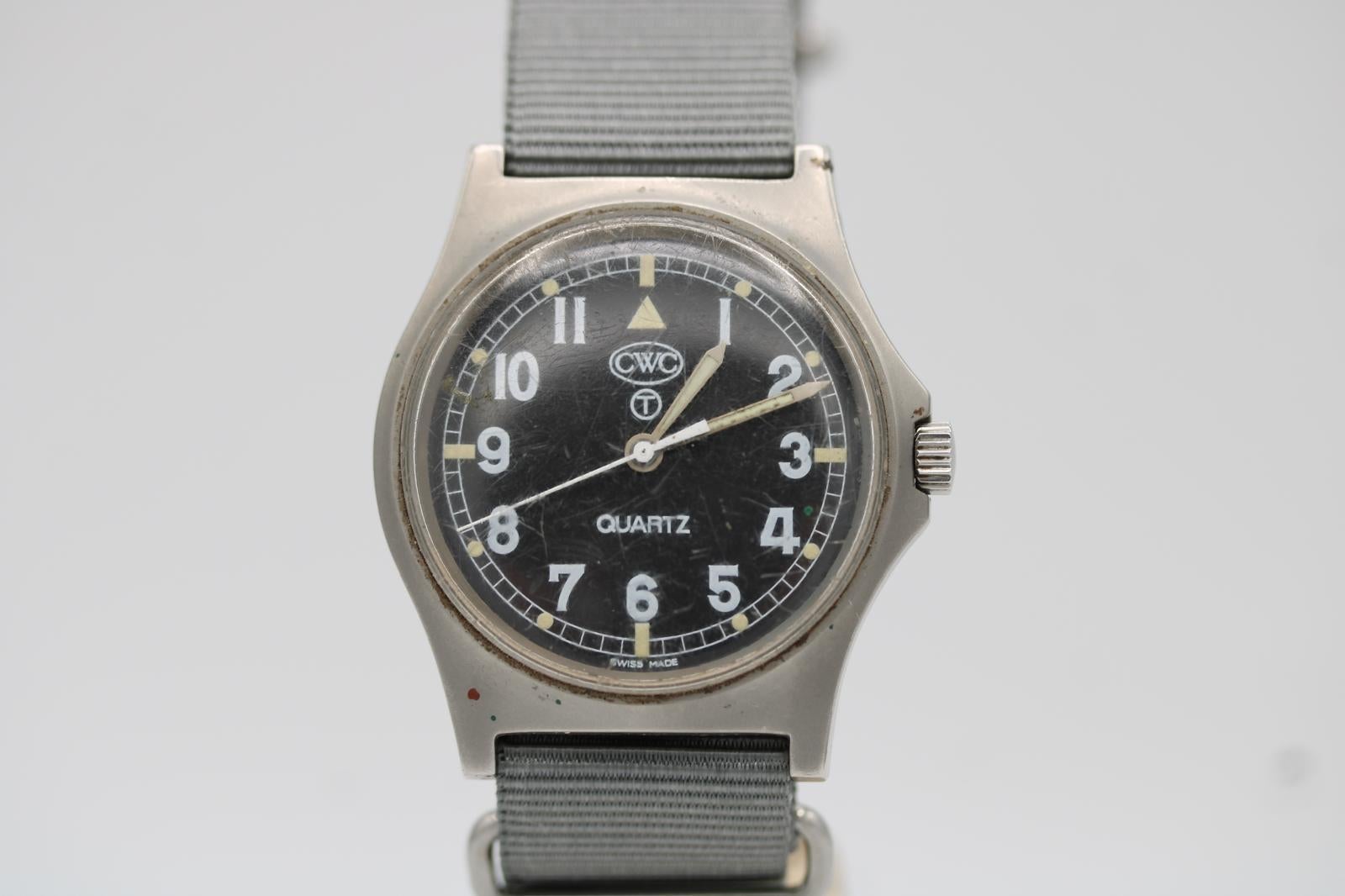 1998 CWC G10 Militäruhr Britische Armee 36mm Edelstahl Quart im Zustand „Gut“ im Angebot in London, GB