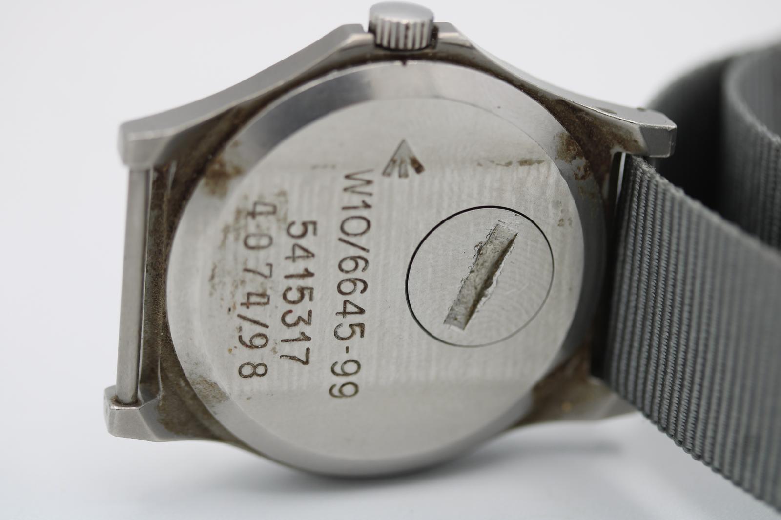 1998 CWC G10 Militäruhr Britische Armee 36mm Edelstahl Quart im Angebot 1