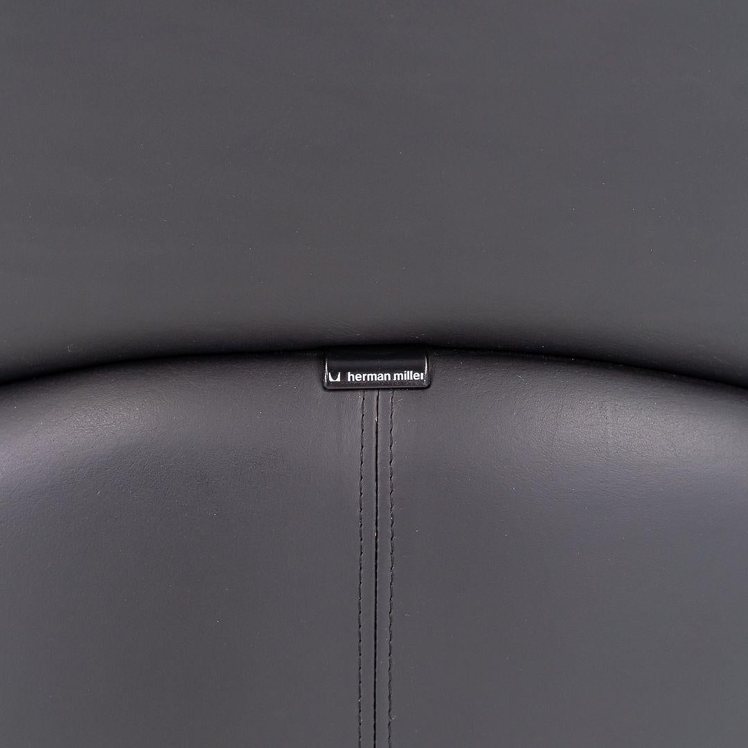 1998 Geoff Hollington Chefschreibtischstuhl mit hoher Rückenlehne aus Leder Modell HC150 im Angebot 1