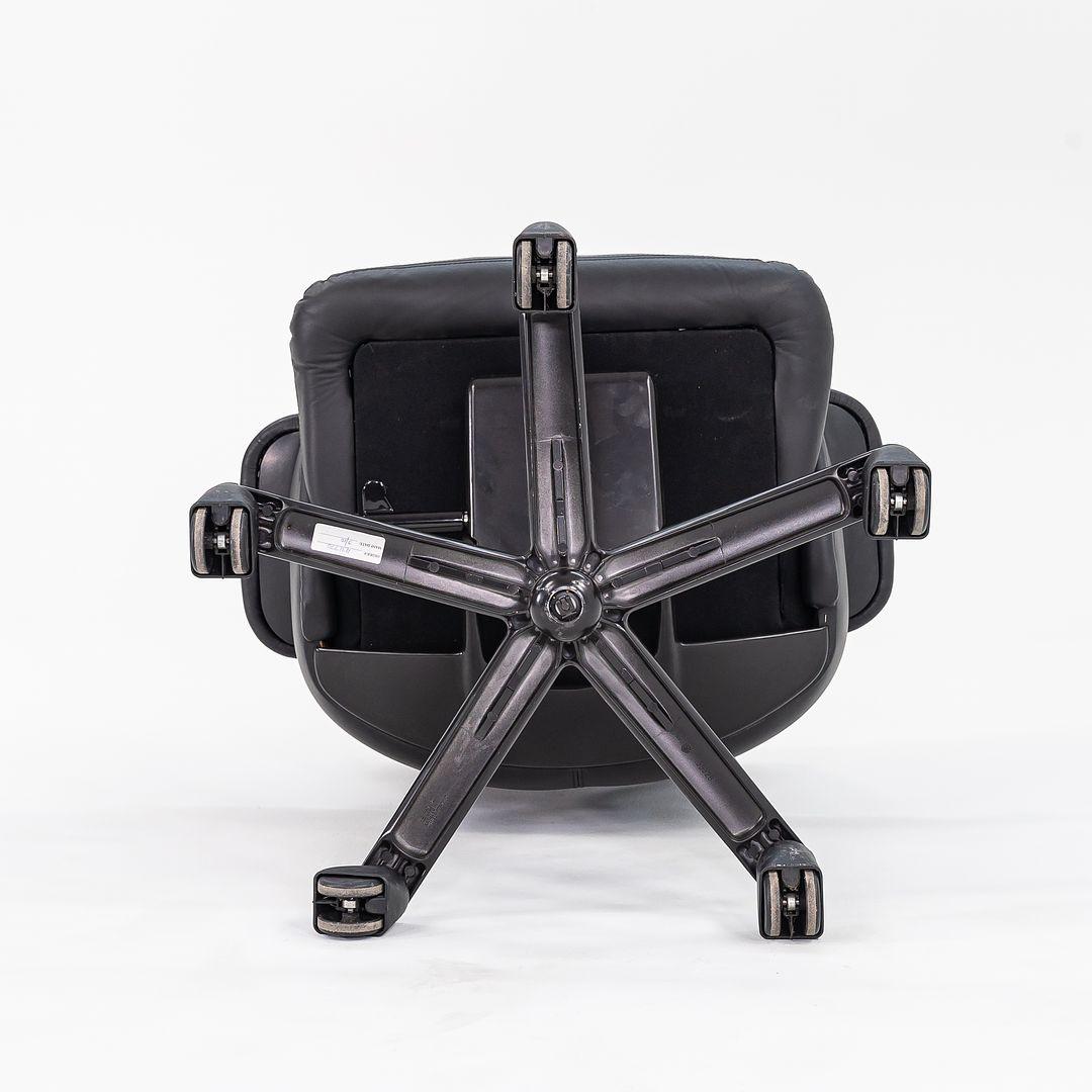 1998 Geoff Hollington für Herman Miller Chefschreibtischstuhl mit niedriger Rückenlehne aus Leder (Moderne) im Angebot