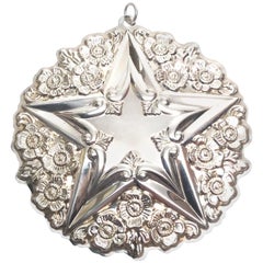 1998 Gorham Sterling Silver Christmas Star Ornament