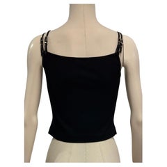 1998 Gucci by Tom Ford iconic g-logo strap top