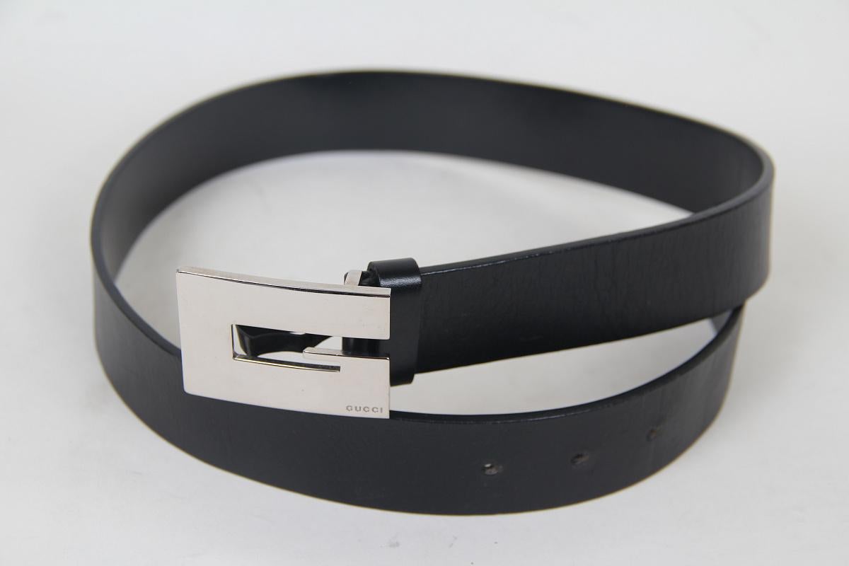 Femenino o masculino 1998 Gucci la era de Tom Ford cinturón de cuero en venta
