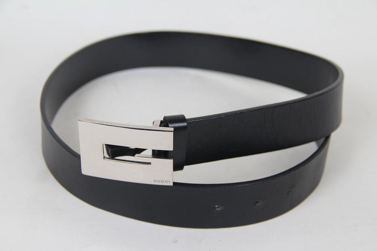 1998 Gucci the era of Tom Ford leather belt For Sale at 1stDibs