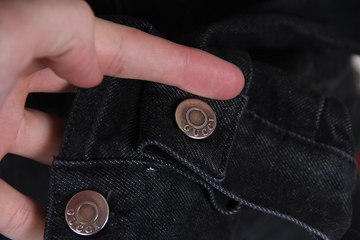 1998 Gucci Tom Ford Denim Jacket 44 IT For Sale 8