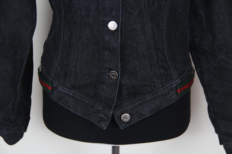 1998 Gucci Tom Ford Denim Jacket 44 IT For Sale at 1stDibs