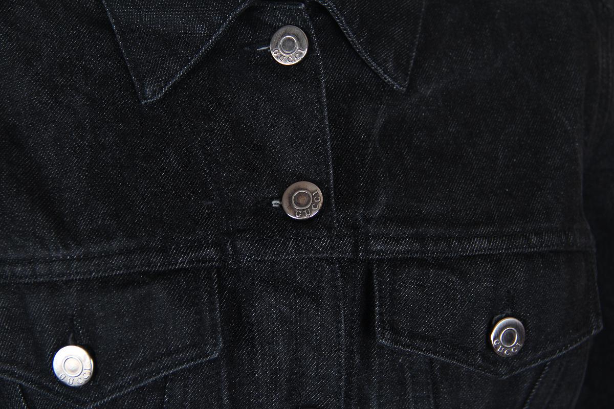 Women's or Men's 1998 Gucci Tom Ford Denim Jacket 44 IT For Sale