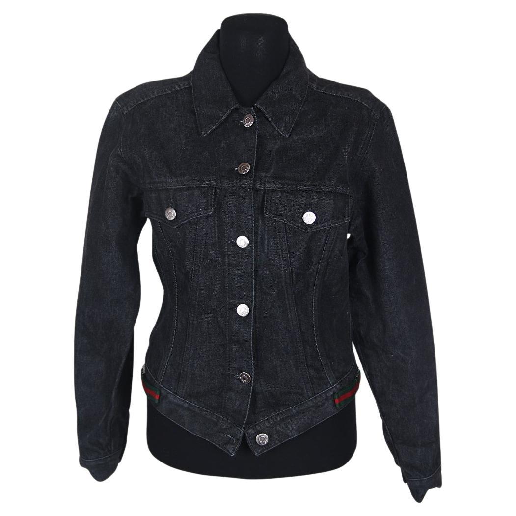 1998 Gucci Tom Ford Denim Jacket 44 IT For Sale