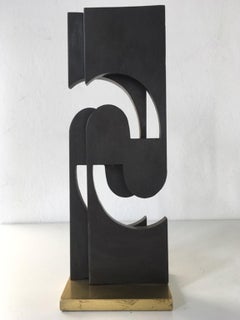 1998 Italia Scultura astratta postmoderna in bronzo
