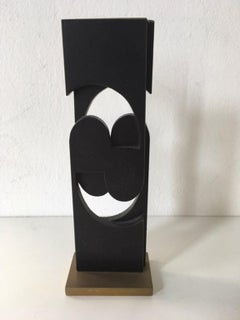 1998 Italia Scultura astratta postmoderna in bronzo di Roberto Vecchione