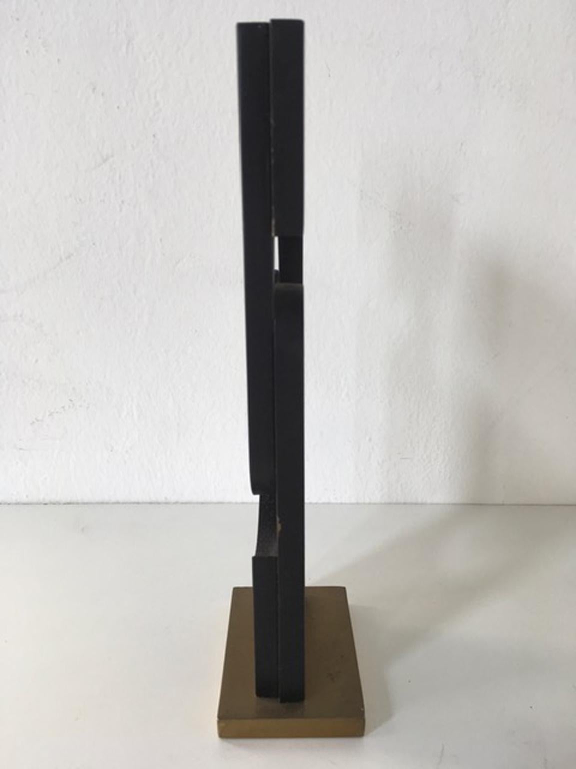 Late 20th Century 1998 Italy Postmodern Bronze Abstract Sculpture by Roberto Vecchione For Sale
