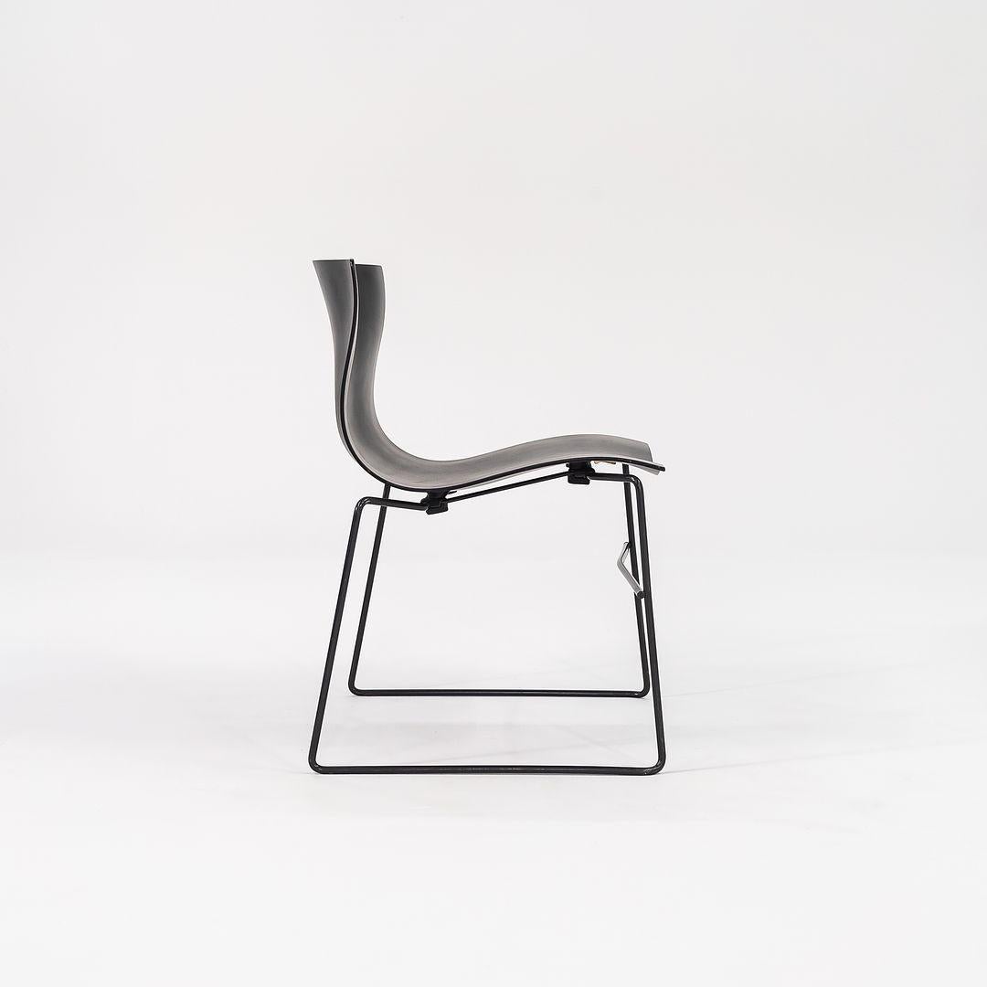 1998 Sedie a fazzoletto Knoll di Massimo and Lella Vignelli in nero In condizioni buone in vendita a Philadelphia, PA