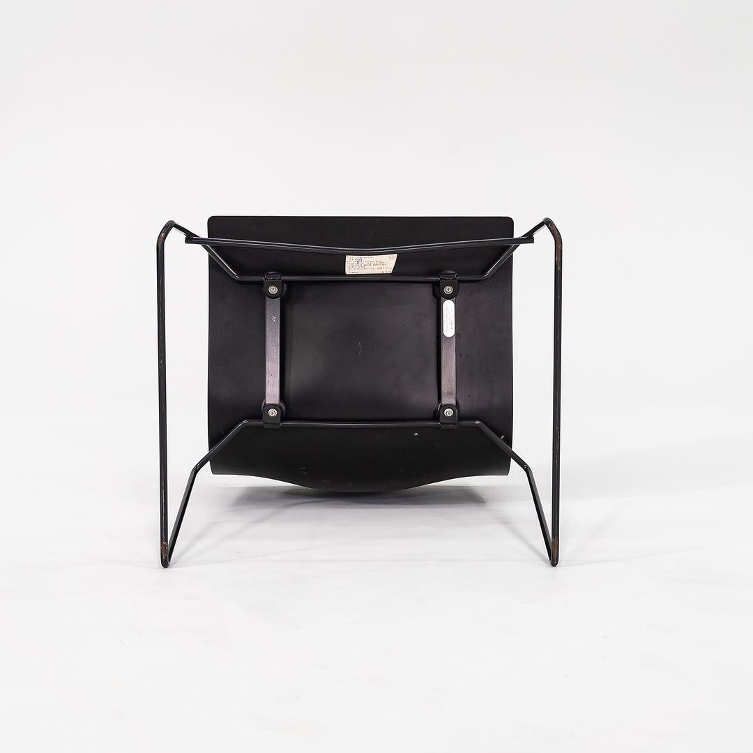 1998 Sedie a fazzoletto Knoll di Massimo and Lella Vignelli in nero in vendita 2