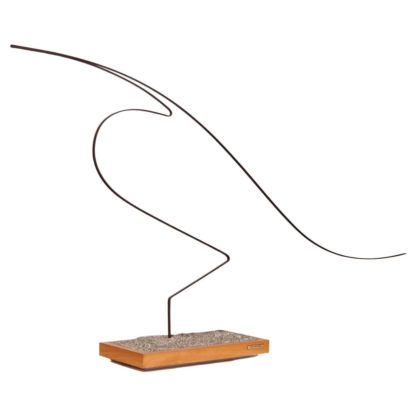 1998 Gran escultura cinética de latón "L'oiseau I", Sarah Landau-Mintz, París en venta