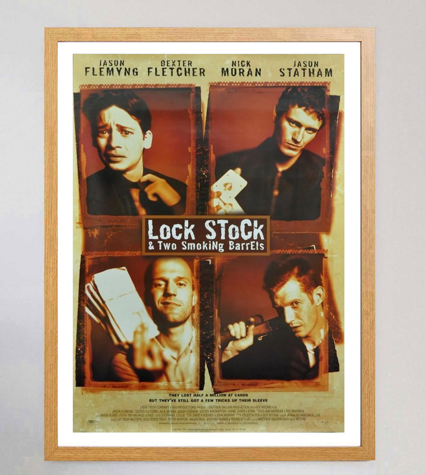 Fine XX secolo 1998 Lock, Stock and Two Smoking Barrels Poster originale d'epoca in vendita