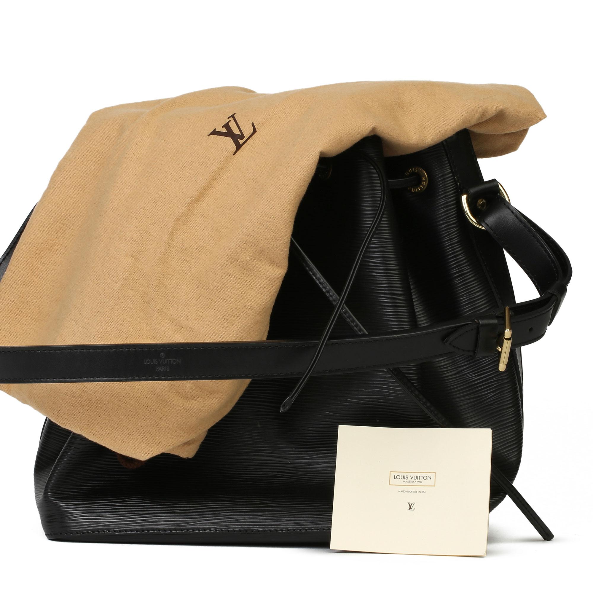 1998 Louis Vuitton Black Epi Leather Vintage Petit Noé 7