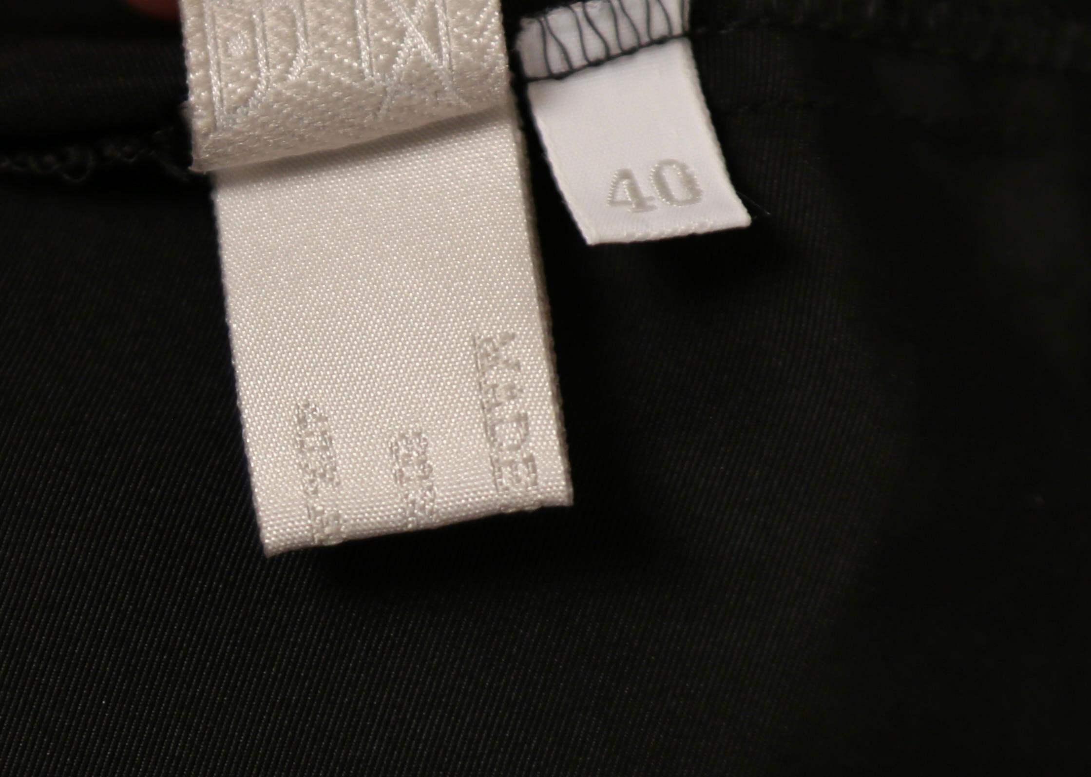 1998 MIU MIU minimalist black runway shirt with ruffles For Sale 5
